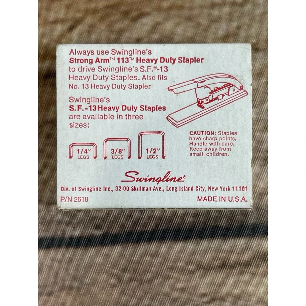 Swingline Vintage Mid Cen.  For Collectors 1/2